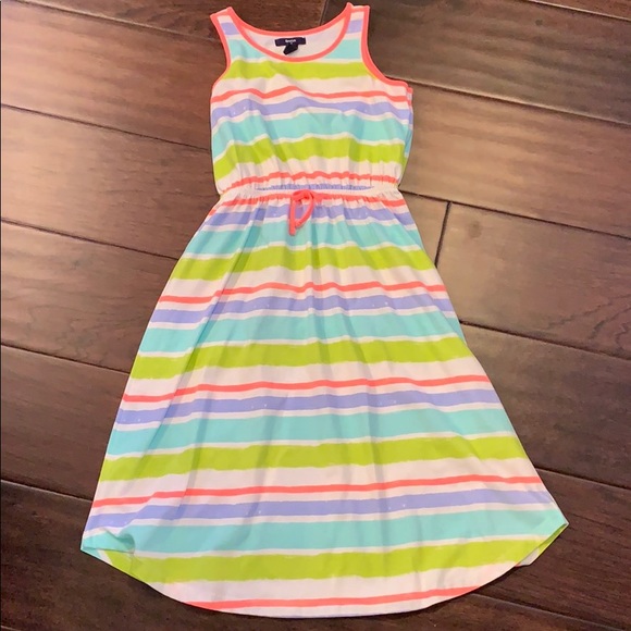 Gap Size Large Midi Striped Tank Dress - Picture 1 of 2